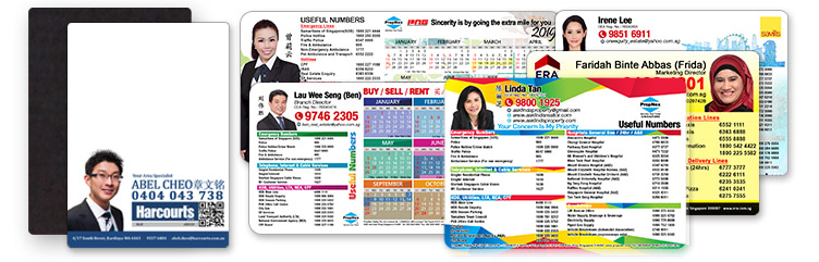 Useful Numbers Fridge Magnets For Property Agents